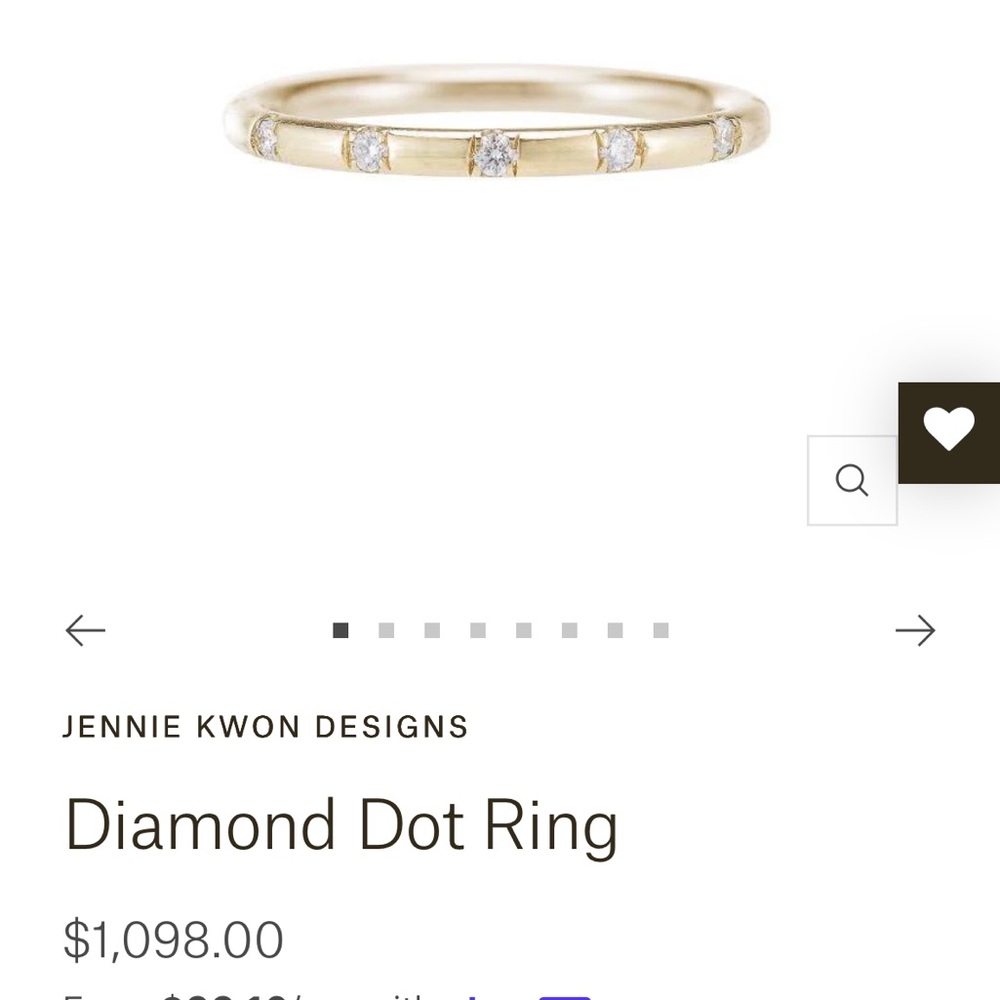 Jennie Kwon Diamond Dot Ring